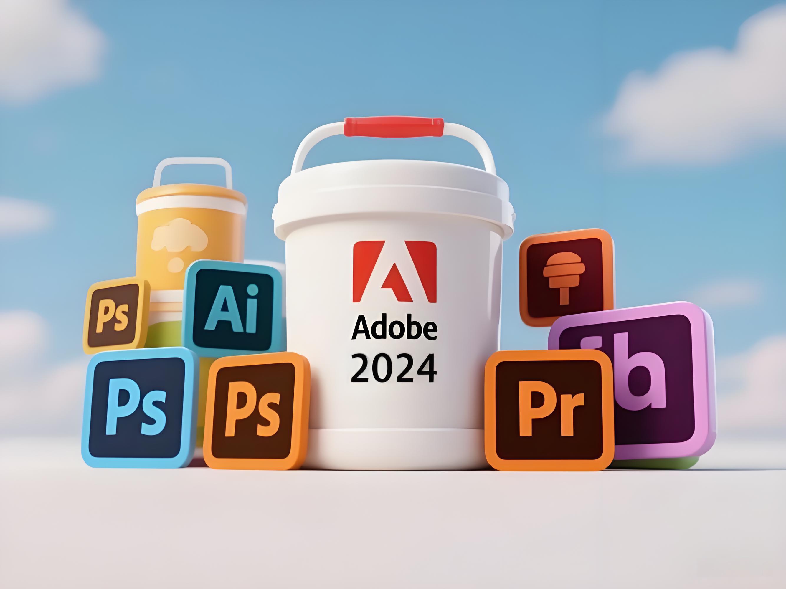 Adobe  2024/2023/2022/2021/2020/2019/2018/2017/2015/大师版 丨Adobe全家桶全版本